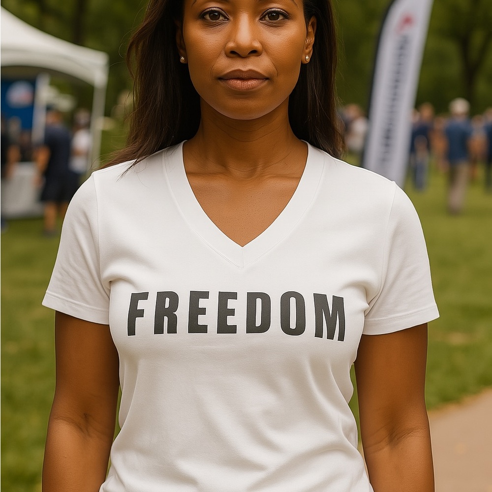 Ambiance White Freedom Tee
